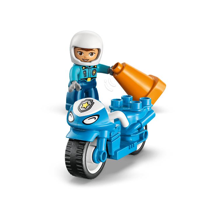 ［想樂］全新 樂高 LEGO 10471 DUPLO 得寶 藍色警用摩托車-細節圖5