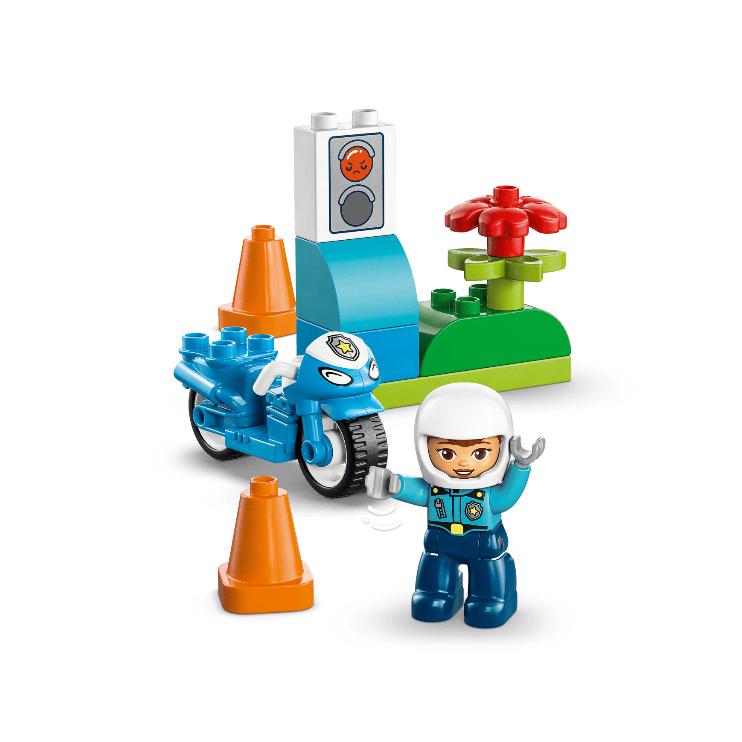 ［想樂］全新 樂高 LEGO 10471 DUPLO 得寶 藍色警用摩托車-細節圖6