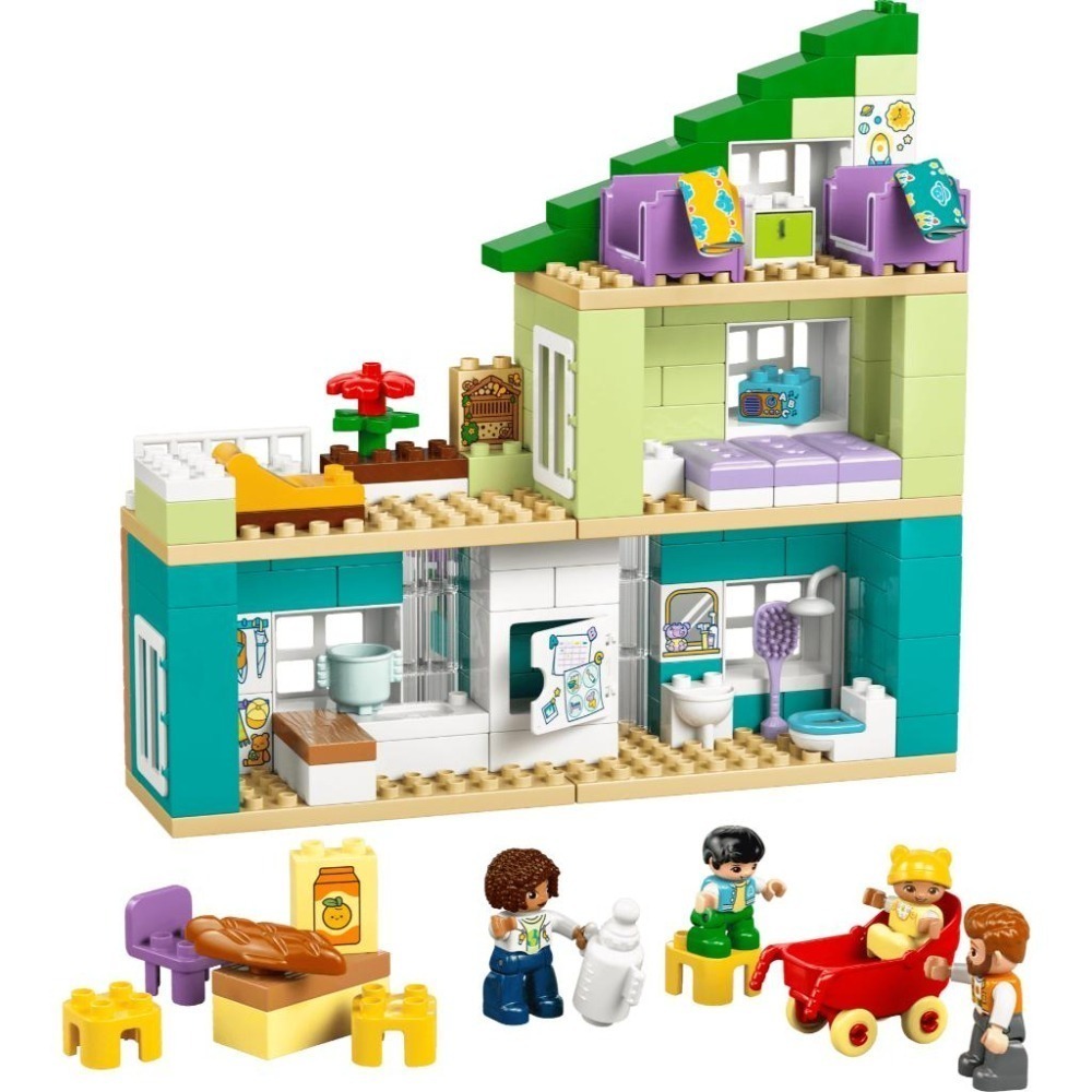 ［想樂］全新 樂高 LEGO 10470 DUPLO 得寶 3 合 1 現代住家玩偶組-細節圖3