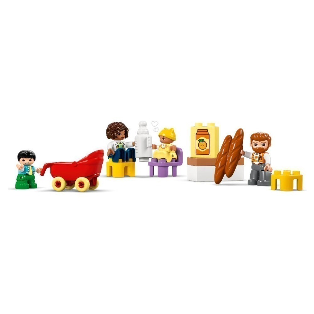 ［想樂］全新 樂高 LEGO 10470 DUPLO 得寶 3 合 1 現代住家玩偶組-細節圖4