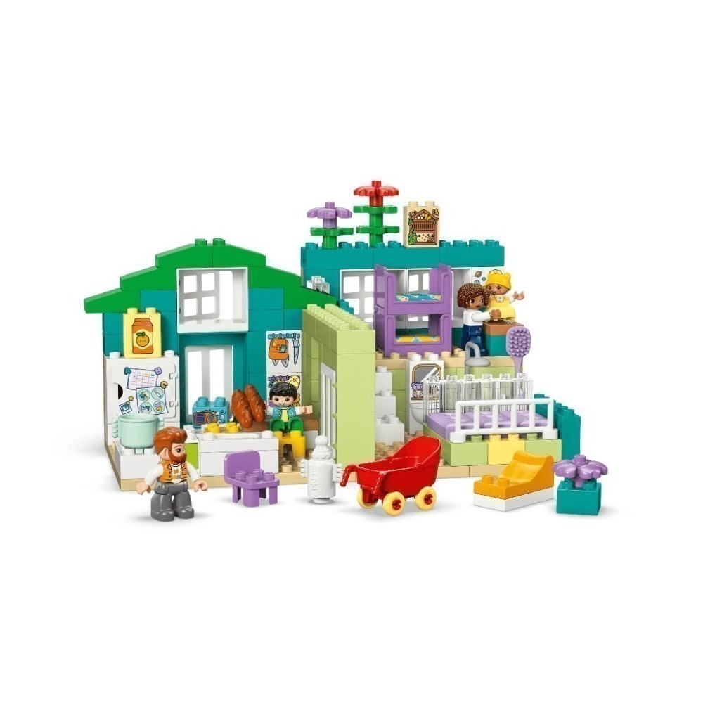 ［想樂］全新 樂高 LEGO 10470 DUPLO 得寶 3 合 1 現代住家玩偶組-細節圖5