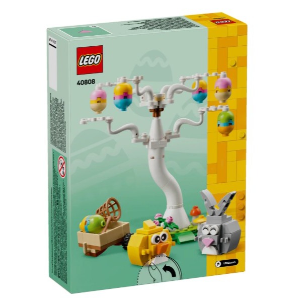 ［想樂］全新 樂高  LEGO 40808 復活節兔子和小雞彩蛋尋寶-細節圖2