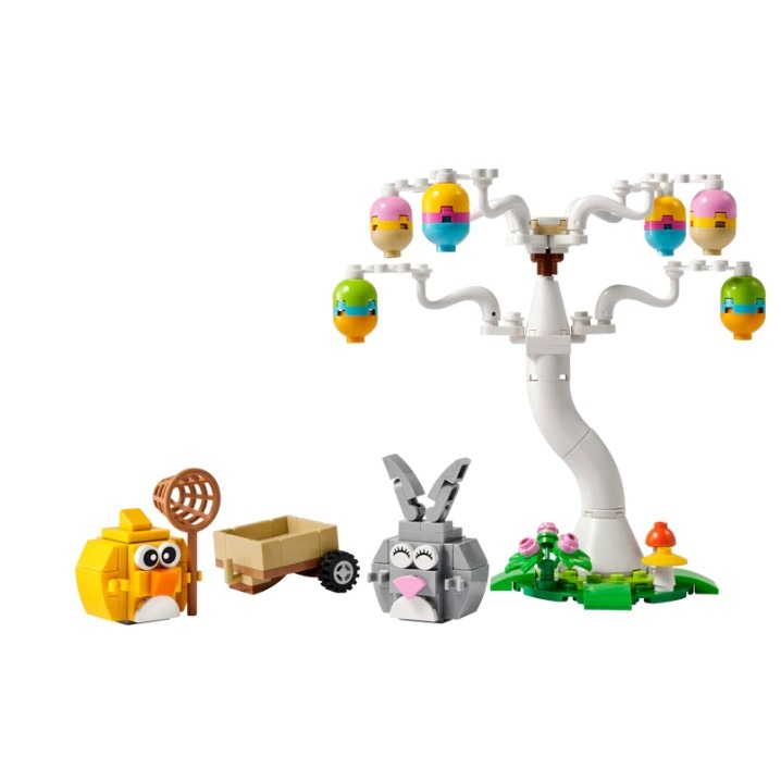［想樂］全新 樂高  LEGO 40808 復活節兔子和小雞彩蛋尋寶-細節圖3
