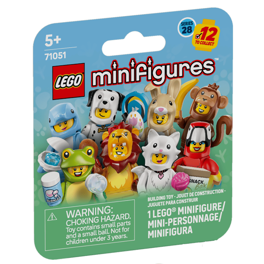 ［想樂］全新 樂高 LEGO 71051 1 孔雀 扮裝人偶 第 28 代人偶 動物裝扮 Minifigures-細節圖3