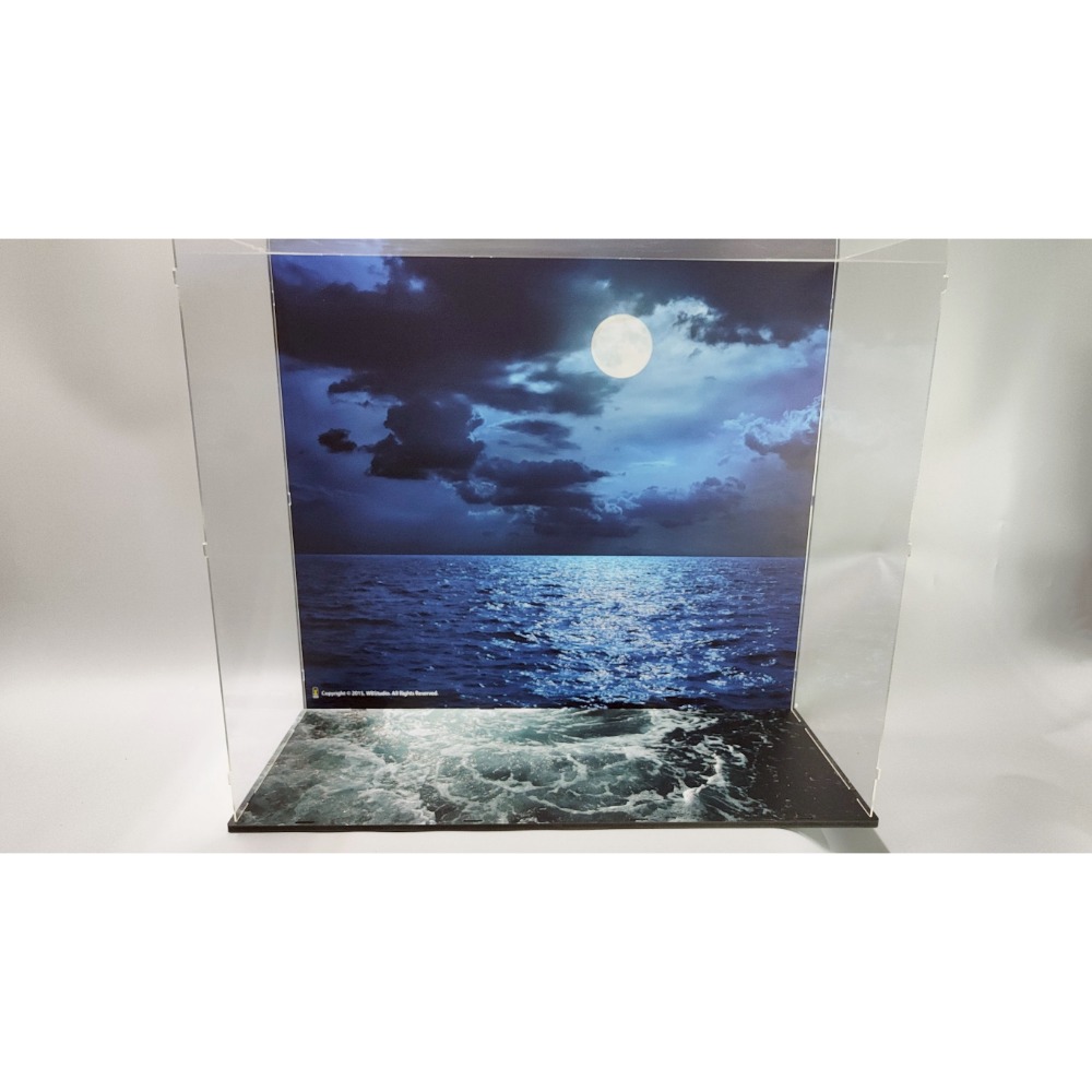 ［想樂］ [不含積木]  WBS 樂光 10365 黑珍珠 專用燈組 紙片燈 樂光燈 專用防塵盒 展示盒 壓克力-規格圖7