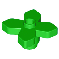 ［想樂］『零件』 全新 樂高 LEGO 植物 4727 亮綠色 (一包2入)-細節圖2