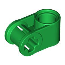 ［想樂］『零件』 全新 樂高 LEGO 科技連接 6536 綠色 黃色-細節圖2