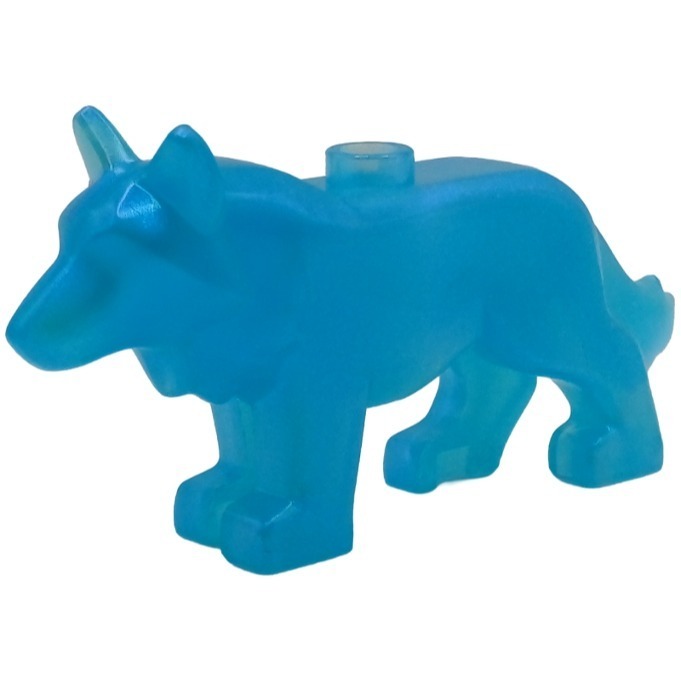 ［想樂］『零件』 全新 樂高 LEGO 6649 護法 Satin TransLight Blue Wolf 76463-細節圖2