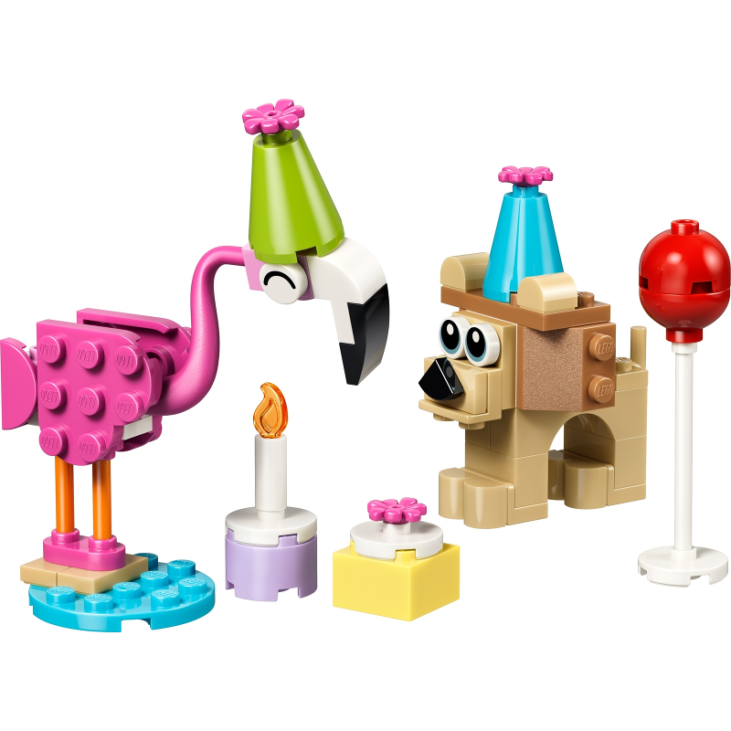 ［想樂］『小包』全新 樂高 LEGO 30715 CREATOR 生日 Cute Animal Birthday Par-細節圖2