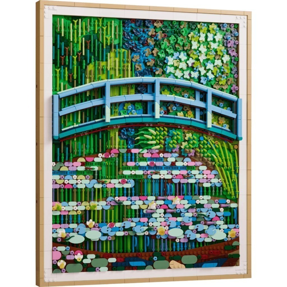 ［想樂］全新 樂高 LEGO 31220 Art 克勞德 莫內〈睡蓮池上的拱橋〉-細節圖3