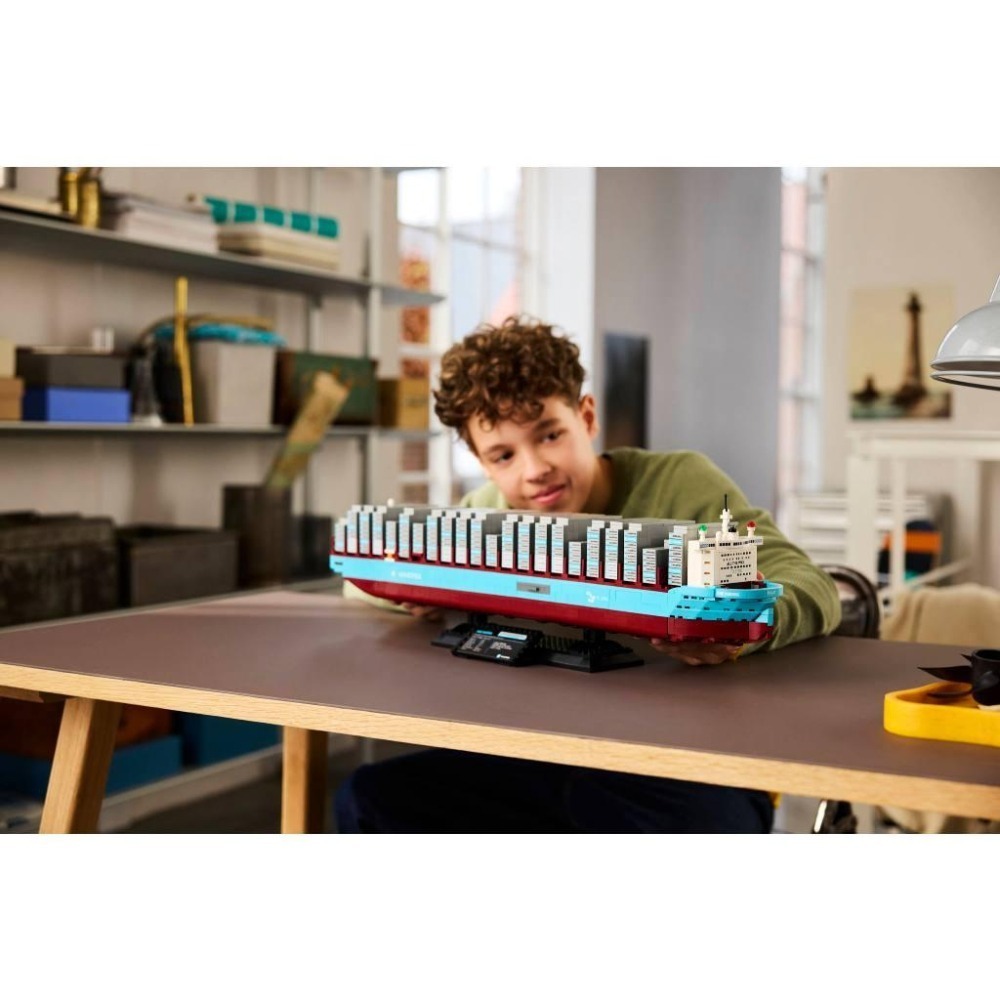 ［想樂］全新 樂高 LEGO 40955 MAERSK 馬士基雙燃料貨櫃船 ANE MÆRSK (盒損)-細節圖7