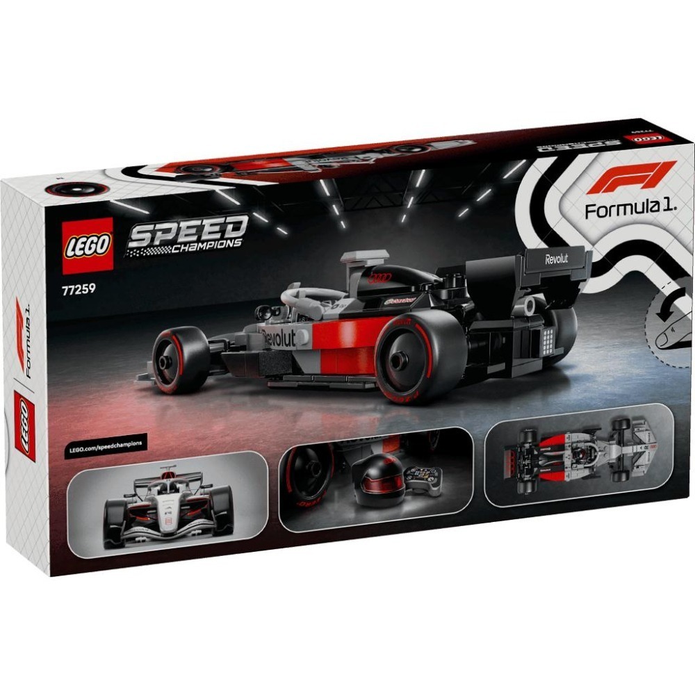 ［想樂］全新 樂高 LEGO 77259 Speed Champions 奧迪 Audi Revolut F1 Team R26 賽車-細節圖2