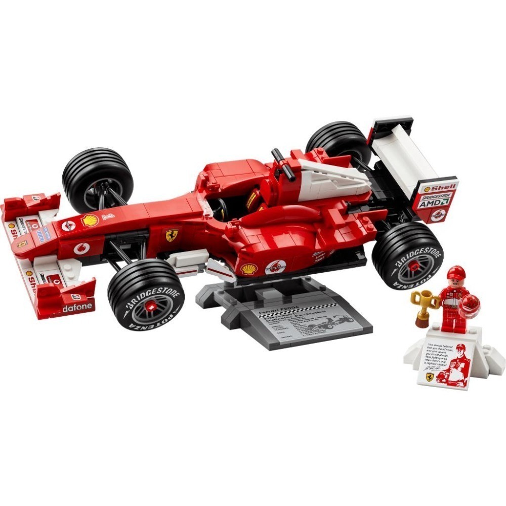 ［想樂］全新 樂高 LEGO 11375 Icons 法拉利 Ferrari F2004 & Michael Schumacher-細節圖3