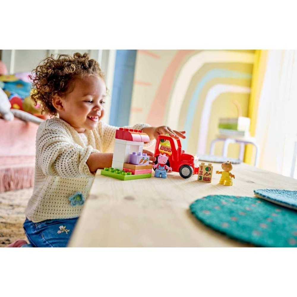 ［想樂］全新 樂高 LEGO 10468 Duplo 得寶 佩佩豬 拖拉機和市集-細節圖5