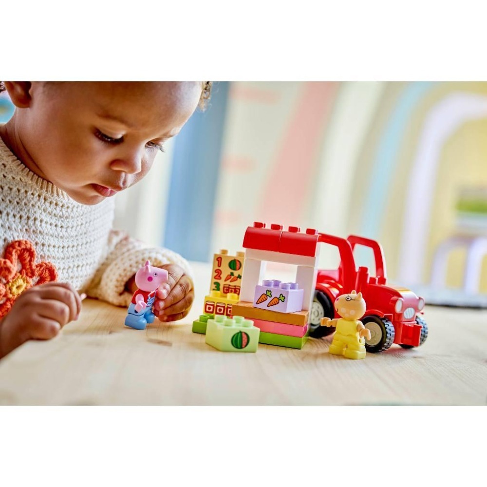 ［想樂］全新 樂高 LEGO 10468 Duplo 得寶 佩佩豬 拖拉機和市集-細節圖7