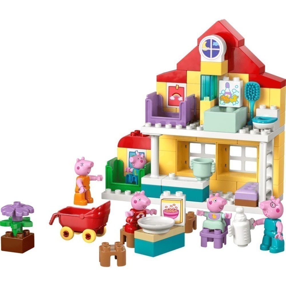 ［想樂］全新 樂高 LEGO 10467 Duplo 得寶 佩佩豬 家庭住宅-細節圖3