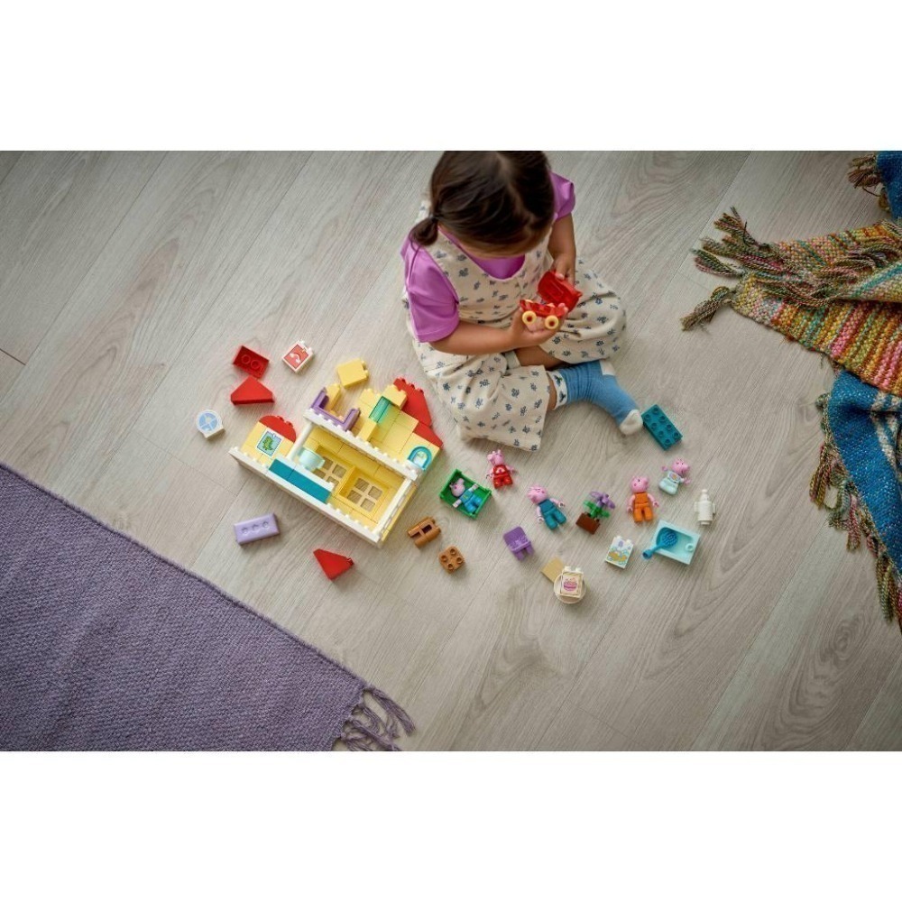 ［想樂］全新 樂高 LEGO 10467 Duplo 得寶 佩佩豬 家庭住宅-細節圖5