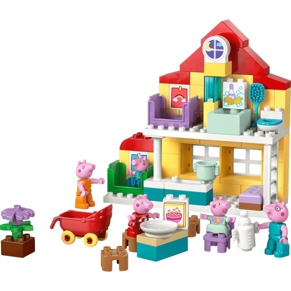［想樂］全新 樂高 LEGO 10467 Duplo 得寶 佩佩豬 家庭住宅-細節圖3