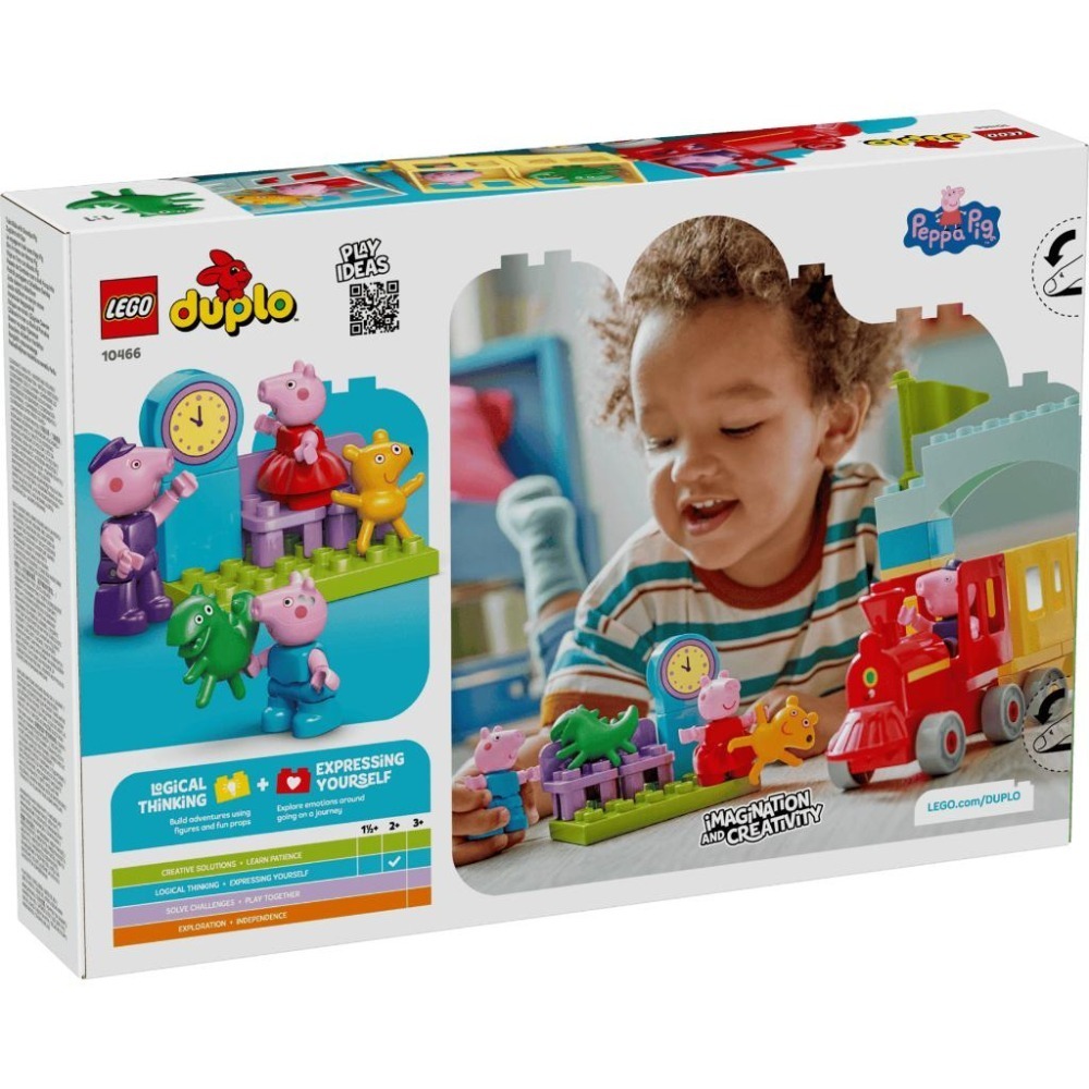 ［想樂］全新 樂高 LEGO 10466 Duplo 得寶 佩佩豬 跟爺爺一起搭火車-細節圖2