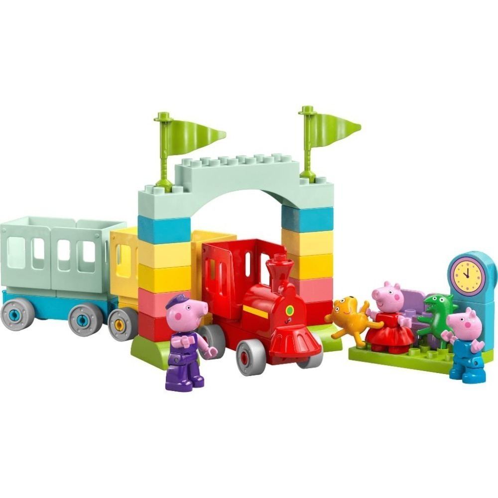 ［想樂］全新 樂高 LEGO 10466 Duplo 得寶 佩佩豬 跟爺爺一起搭火車-細節圖3