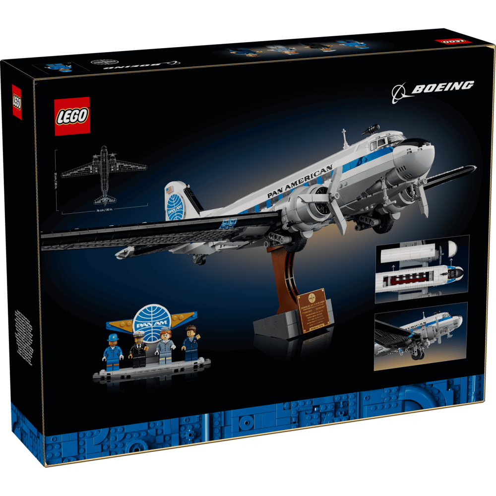［想樂］全新 樂高 LEGO 11378 ICONS 道格拉斯 Douglas DC-3 PAN AM客機-細節圖2