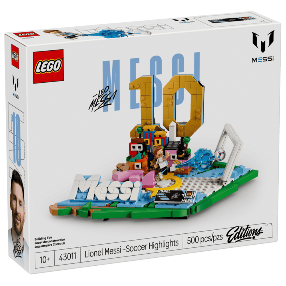 【預購】［想樂］全新 樂高 LEGO 43011 + 43015 Editions FIFA 足球 梅西 足壇傳奇組合-細節圖2