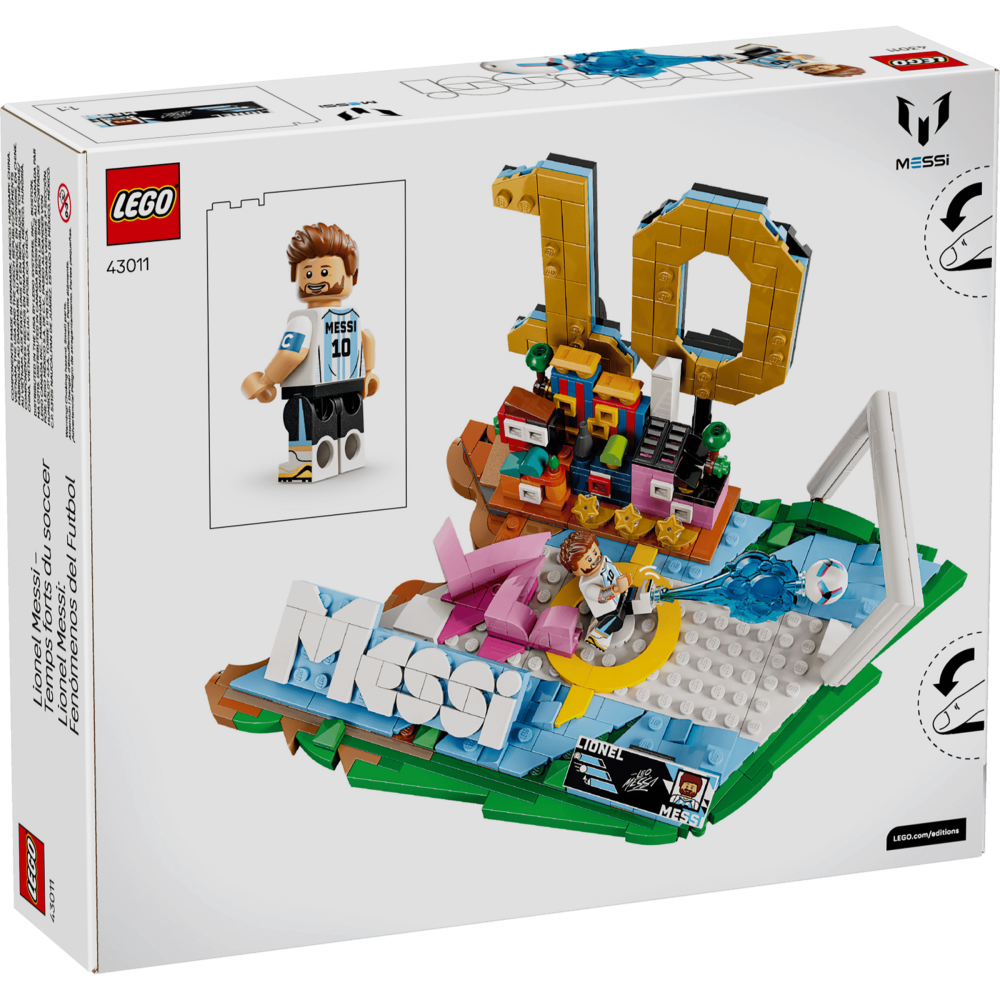 【預購】［想樂］全新 樂高 LEGO 43011 + 43015 Editions FIFA 足球 梅西 足壇傳奇組合-細節圖3