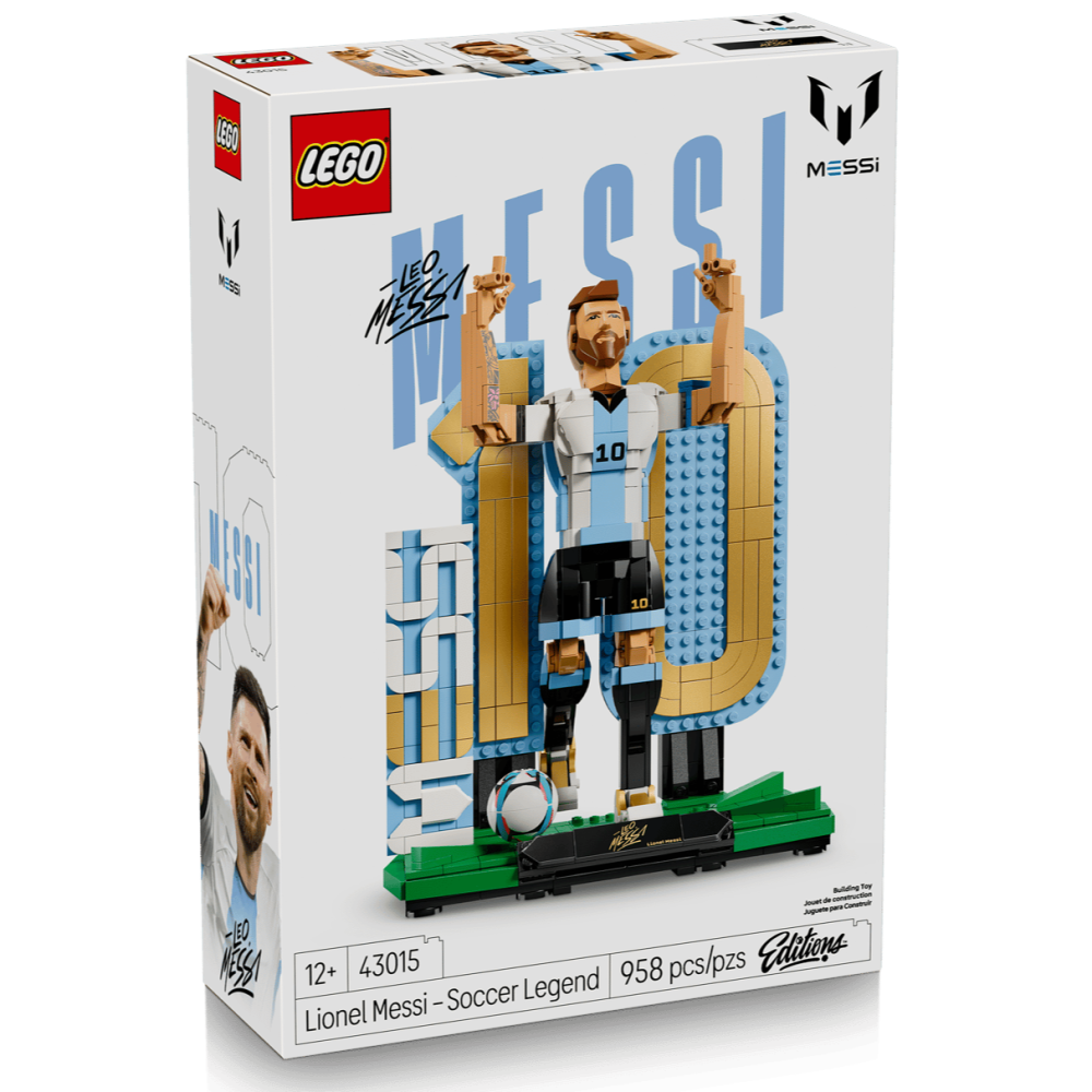 【預購】［想樂］全新 樂高 LEGO 43011 + 43015 Editions FIFA 足球 梅西 足壇傳奇組合-細節圖7