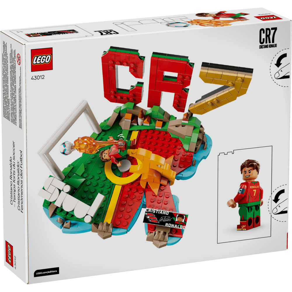 【預購】［想樂］全新 樂高 LEGO 43012 + 43016 Editions FIFA 足球 C羅 足壇傳奇組合-細節圖3