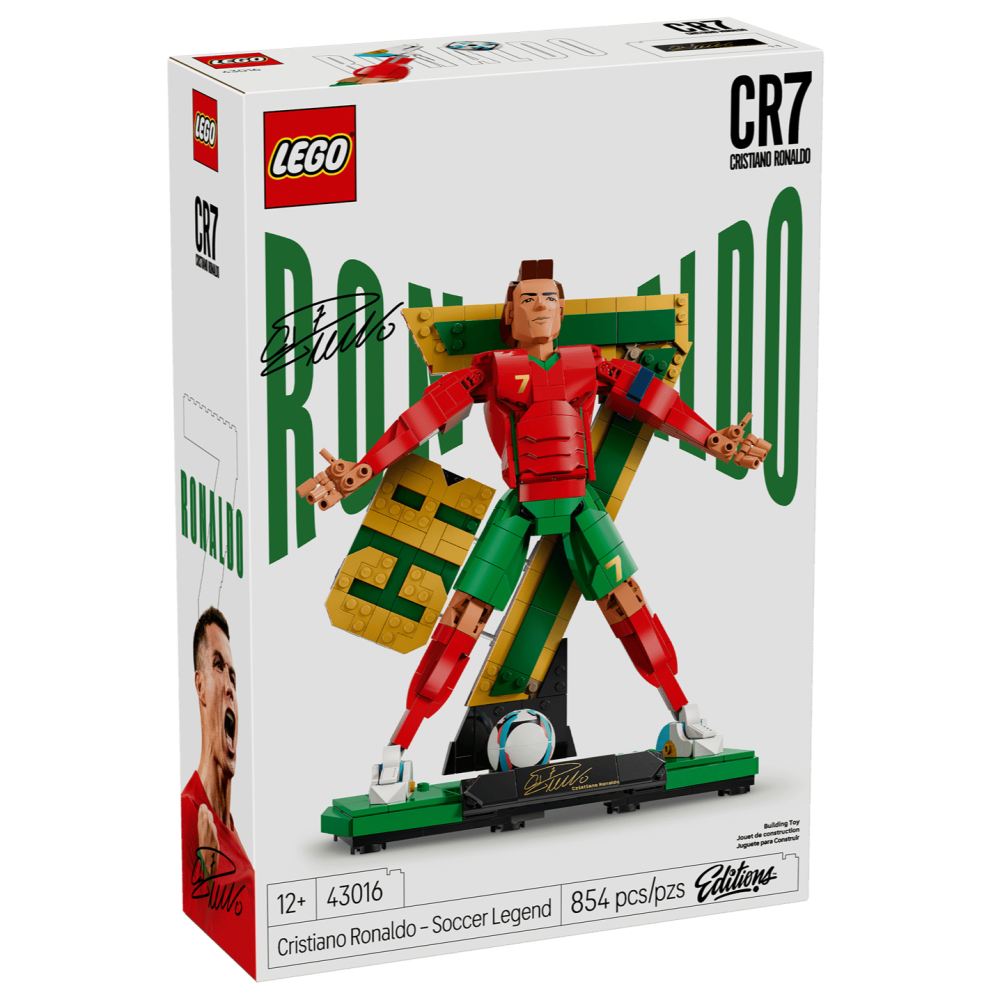 【預購】［想樂］全新 樂高 LEGO 43012 + 43016 Editions FIFA 足球 C羅 足壇傳奇組合-細節圖7