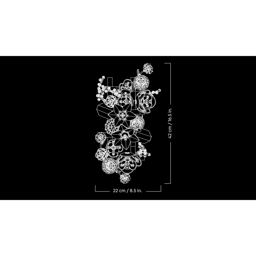 ［想樂］全新 樂高 LEGO 11503 Botanicals 花藝系列 繽紛花牆-細節圖10