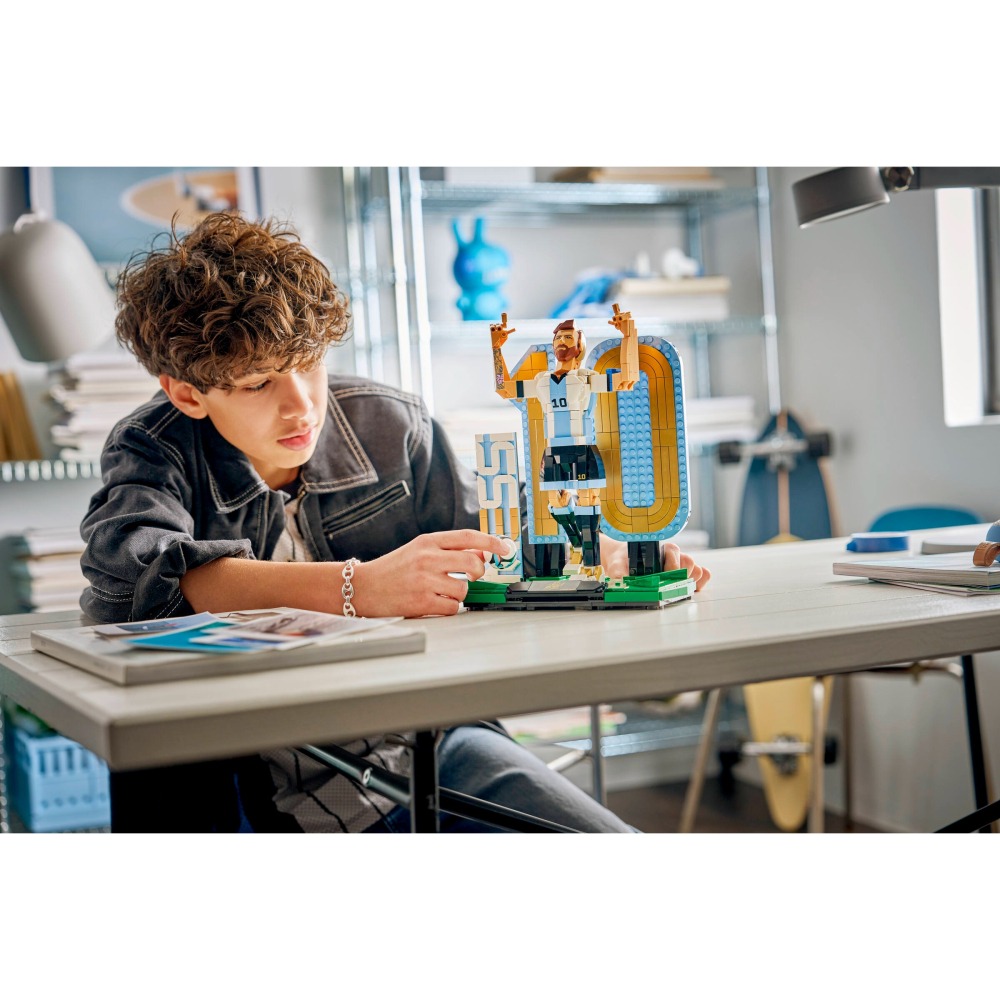［想樂］全新 樂高 LEGO 43015 Editions FIFA 足球 足壇傳奇組合 梅西 Lionel Messi-細節圖7