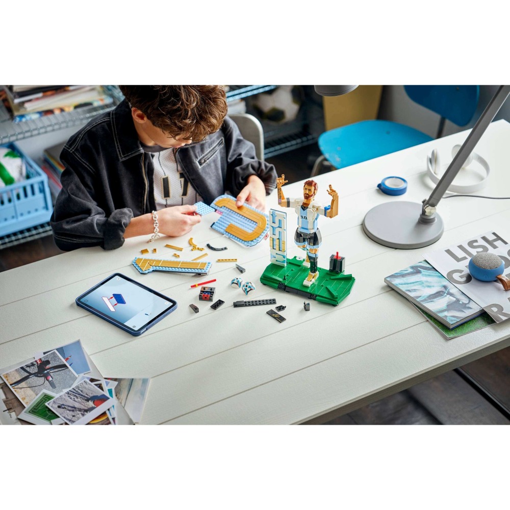 ［想樂］全新 樂高 LEGO 43015 Editions FIFA 足球 足壇傳奇組合 梅西 Lionel Messi-細節圖8