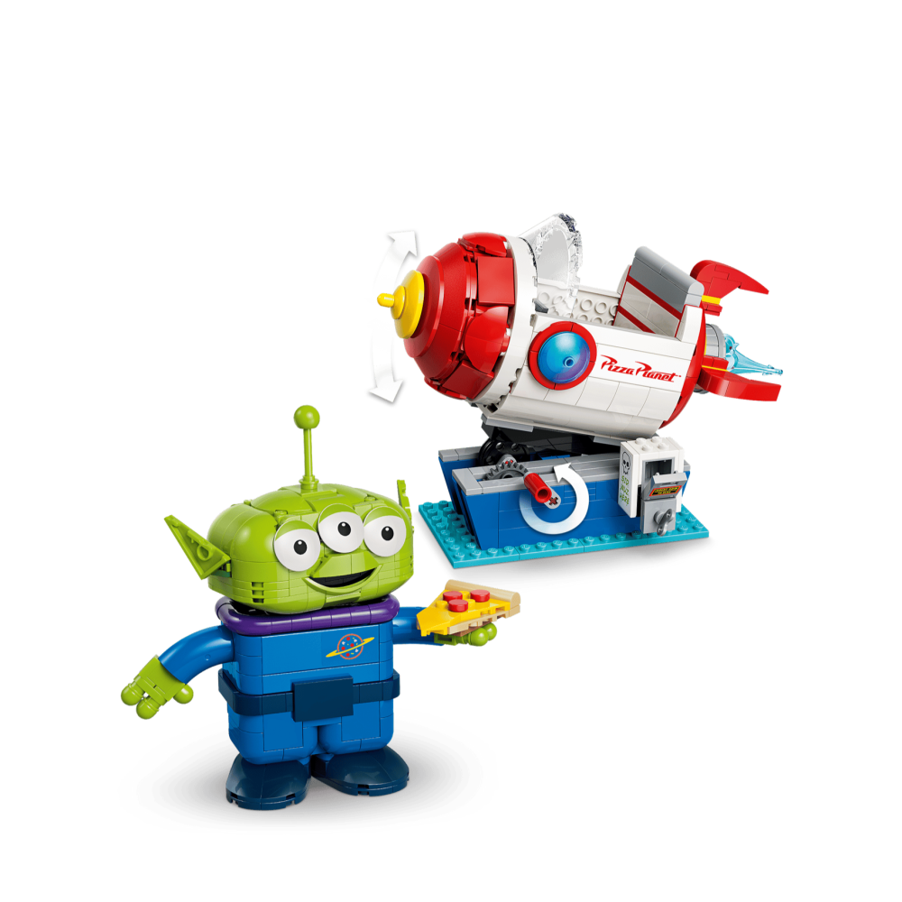 ［想樂］全新 樂高 LEGO 43307 迪士尼 皮克斯 玩具總動員 三眼怪和披薩星球火箭-細節圖7