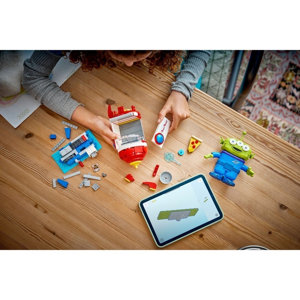 ［想樂］全新 樂高 LEGO 43307 迪士尼 皮克斯 玩具總動員 三眼怪和披薩星球火箭-細節圖8