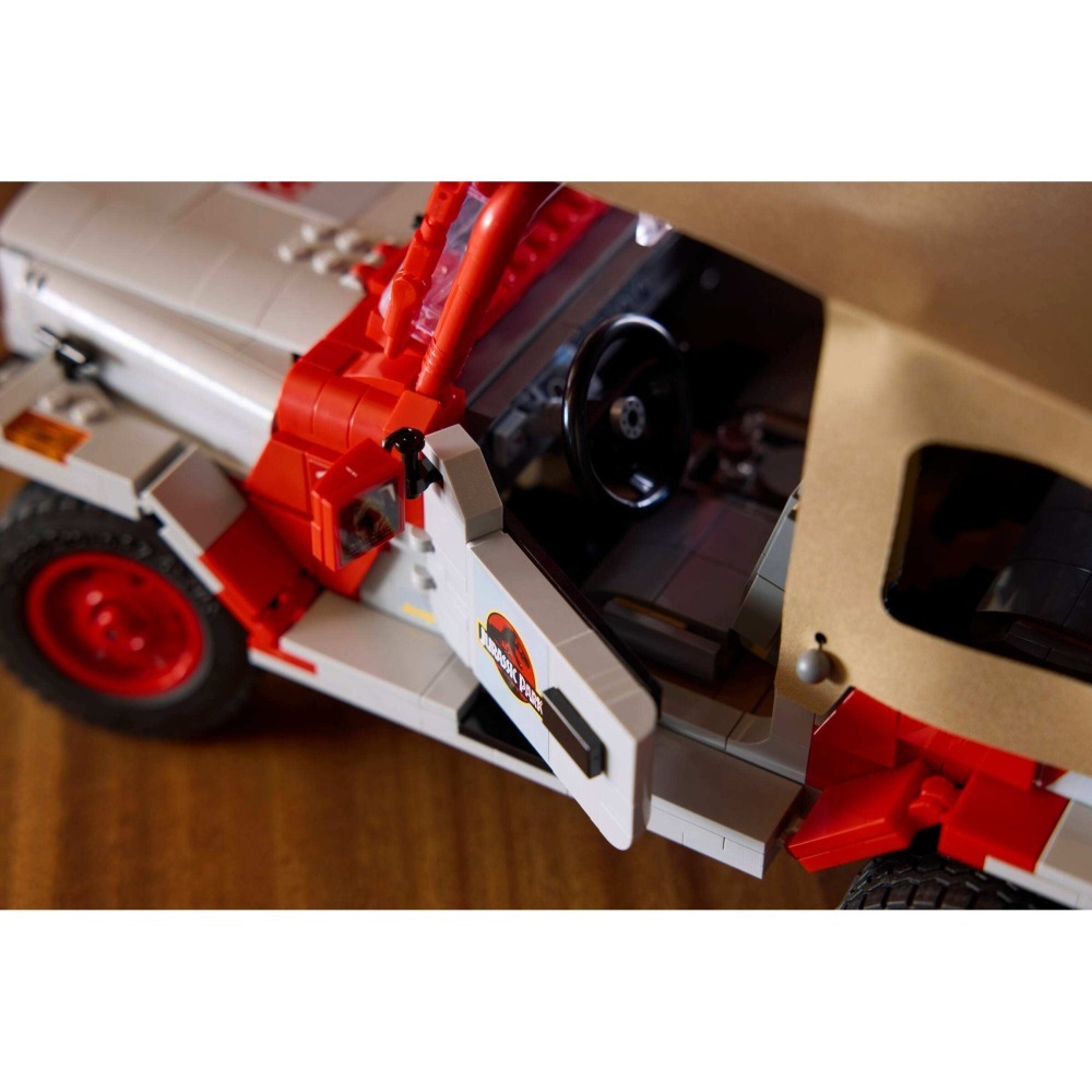 ［想樂］全新 樂高 LEGO 77984 侏羅紀世界 侏羅紀公園吉普車 Jurassic Park Jeep-細節圖9