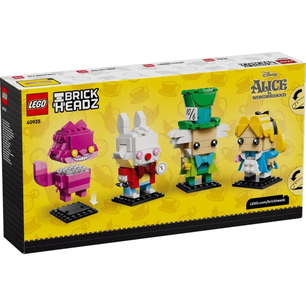 ［想樂］全新 樂高 LEGO 40925 BrickHeadz 愛麗絲夢遊仙境-細節圖2