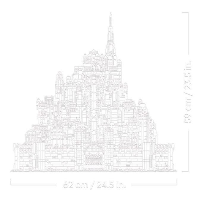 ［想樂］全新 樂高 LEGO 11377 ICONS《魔戒》 The Lord of the Rings: 米那斯提力斯-細節圖8