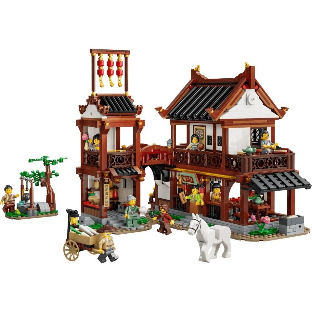 ［想樂］全新 樂高 LEGO 80121 Chinese Festival 古代賞月客棧-細節圖3