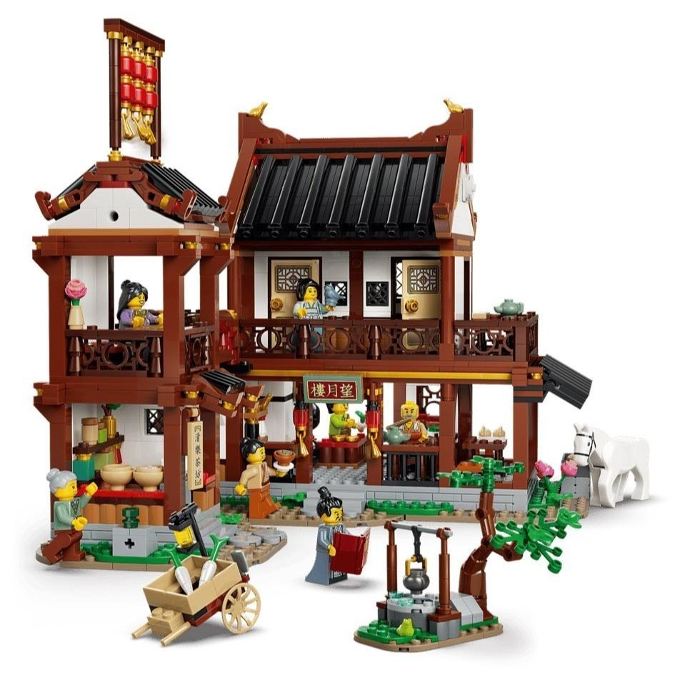 ［想樂］全新 樂高 LEGO 80121 Chinese Festival 古代賞月客棧-細節圖5