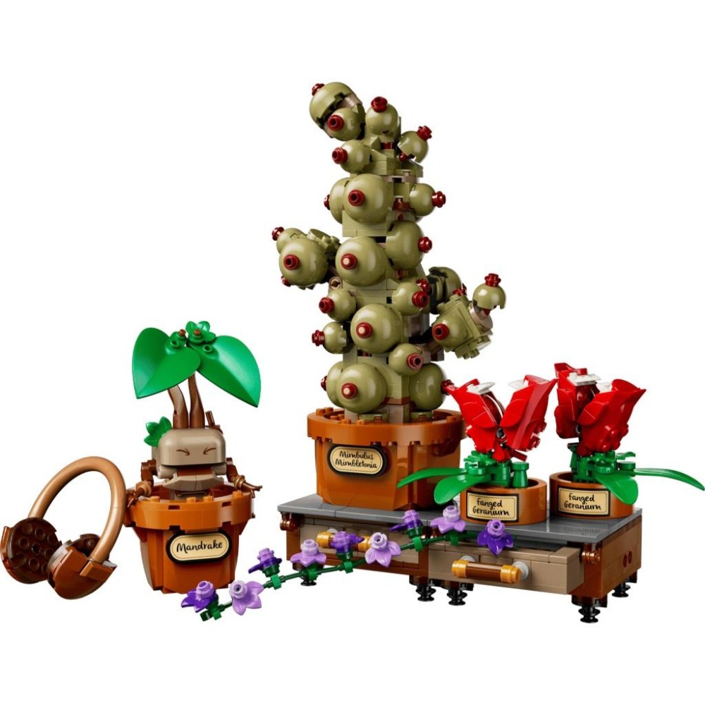 ［想樂］全新 樂高 LEGO 76474 哈利波特 HP 霍格華茲™ 藥草學植物 Hogwarts™ Herbology Plants-細節圖3