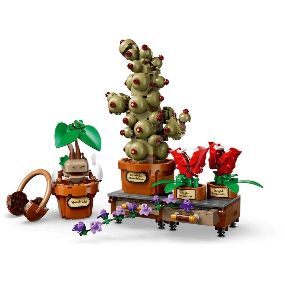 ［想樂］全新 樂高 LEGO 76474 哈利波特 HP 霍格華茲™ 藥草學植物 Hogwarts™ Herbology Plants-細節圖7