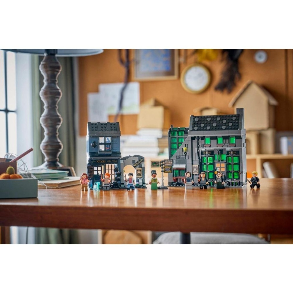 ［想樂］全新 樂高 LEGO 76471 哈利波特 HP 夜行巷魔法商店 Knockturn Alley™ Wizarding Shops-細節圖9