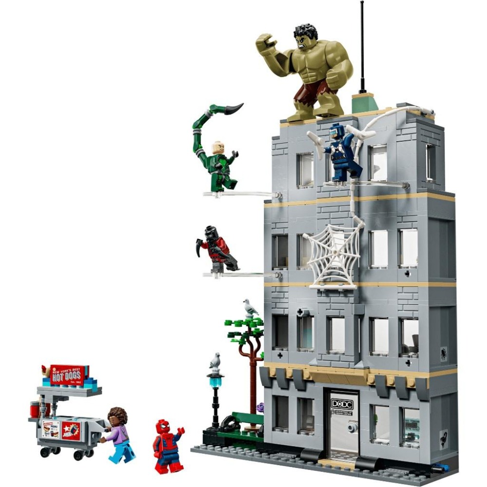 ［想樂］全新 樂高 LEGO 76350 Marvel 漫威 蜘蛛人和綠巨人浩克的精采激戰 Spider-Man vs. Hulk Epic Clash-細節圖3