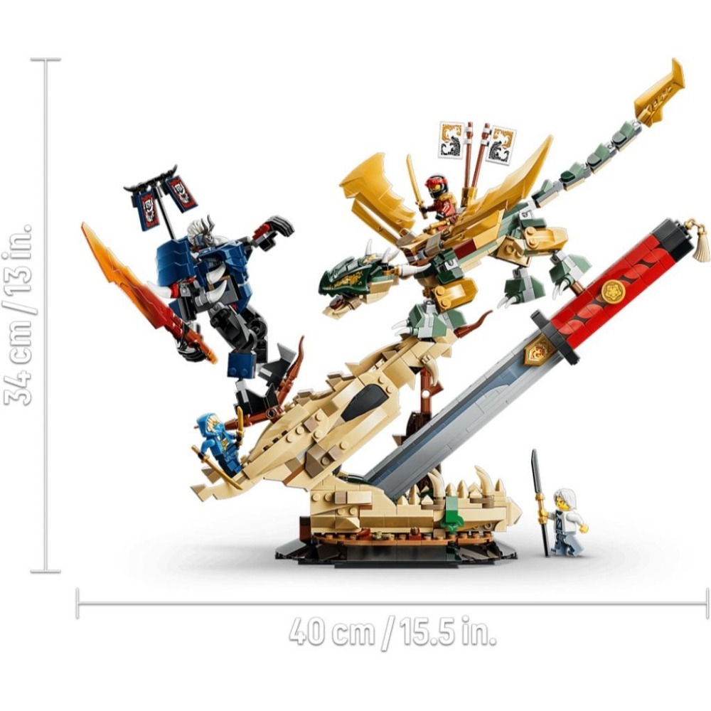 ［想樂］全新 樂高 LEGO 71871 Ninjago 忍者 龍刃之戰-細節圖5