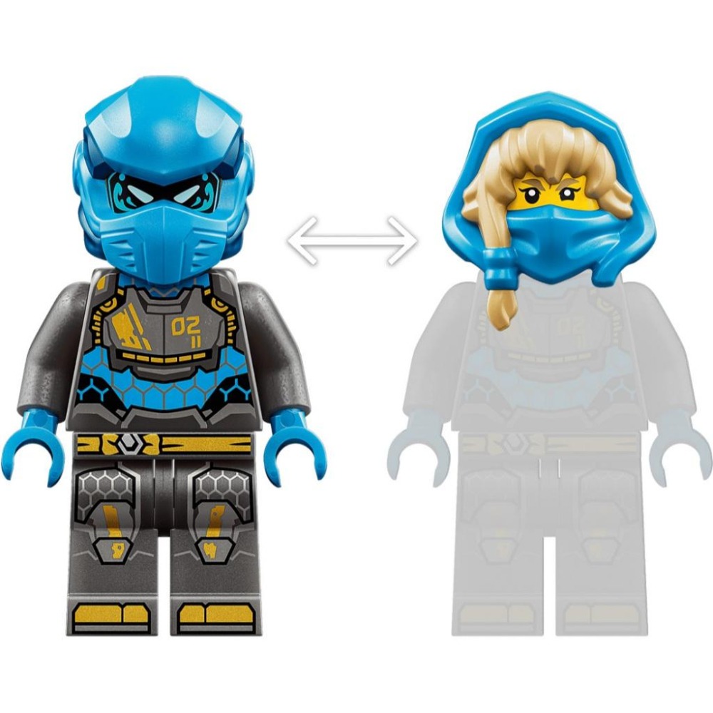 ［想樂］全新 樂高 LEGO 71870 Ninjago 忍者 樂高® 旋風忍者® 雙子鈦機械人-細節圖8