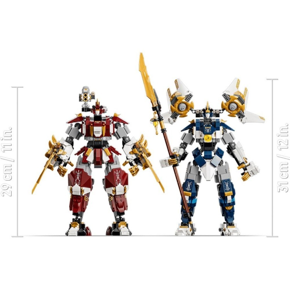 ［想樂］全新 樂高 LEGO 71870 Ninjago 忍者 樂高® 旋風忍者® 雙子鈦機械人-細節圖5