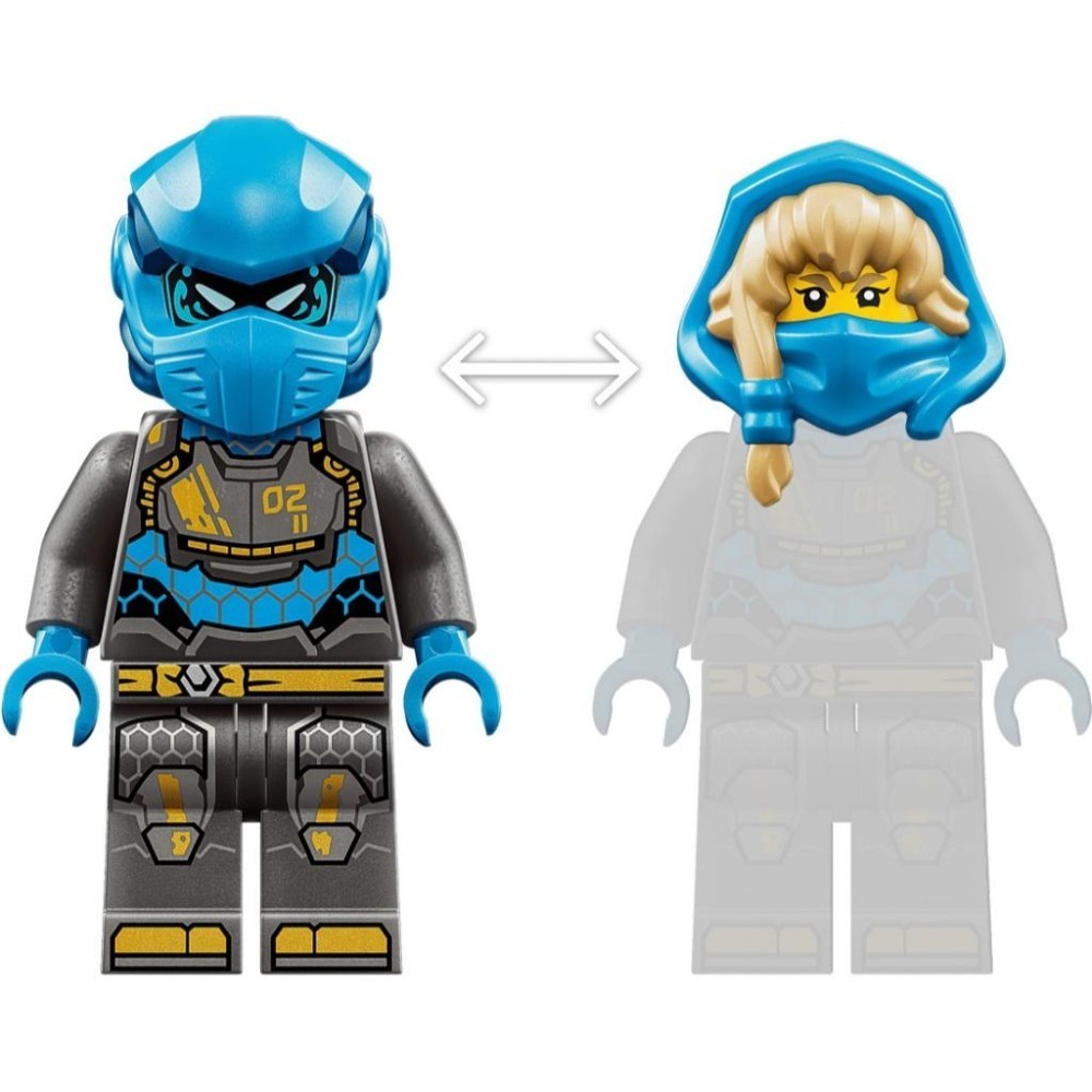 ［想樂］全新 樂高 LEGO 71870 Ninjago 忍者 樂高® 旋風忍者® 雙子鈦機械人-細節圖8