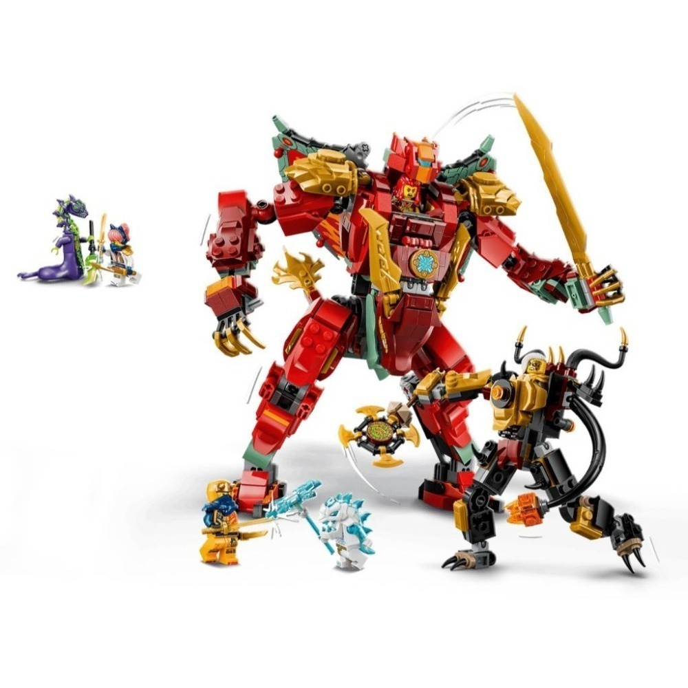 ［想樂］全新 樂高 LEGO 71868 Ninjago 忍者 野火的變形猛龍機械人-細節圖4