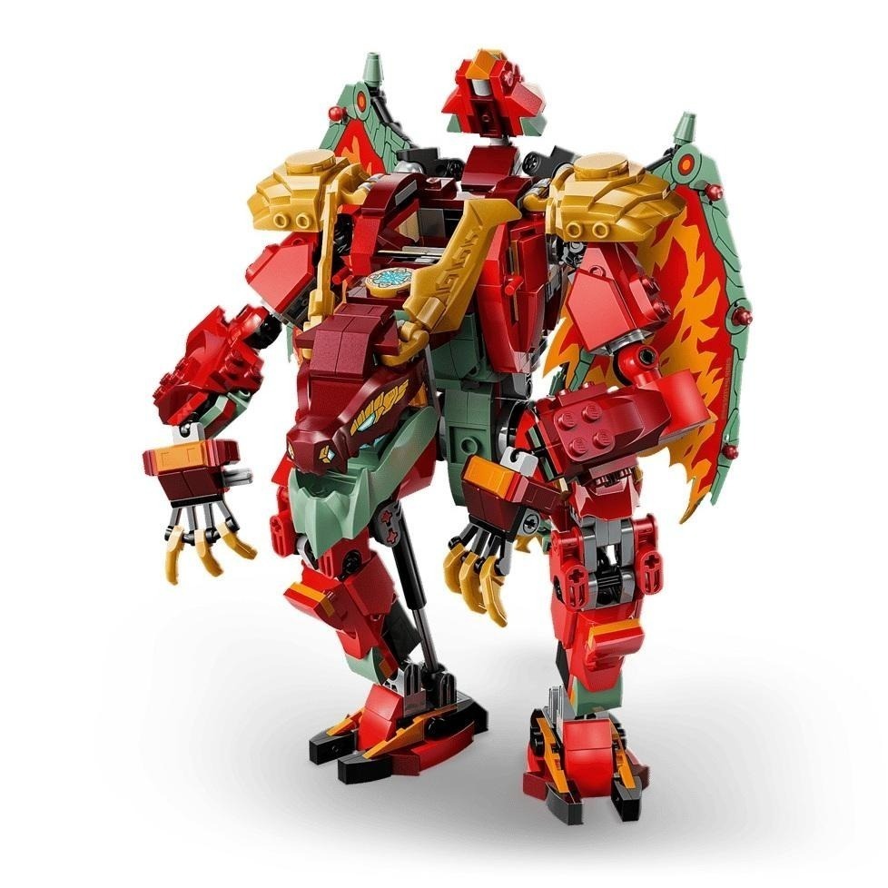 ［想樂］全新 樂高 LEGO 71868 Ninjago 忍者 野火的變形猛龍機械人-細節圖6